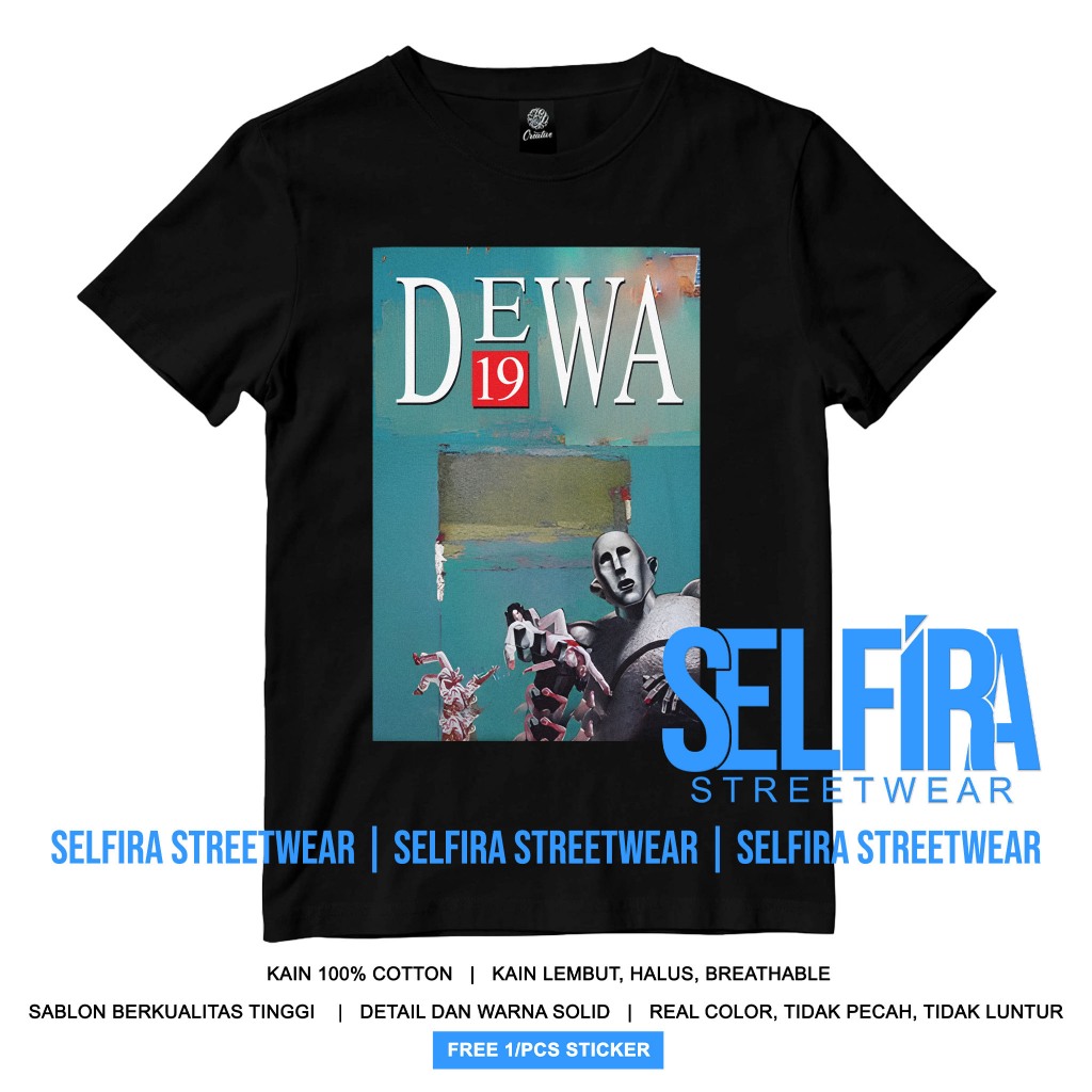 Kaos Distro Dewa 19 Sayap Sayap Patah