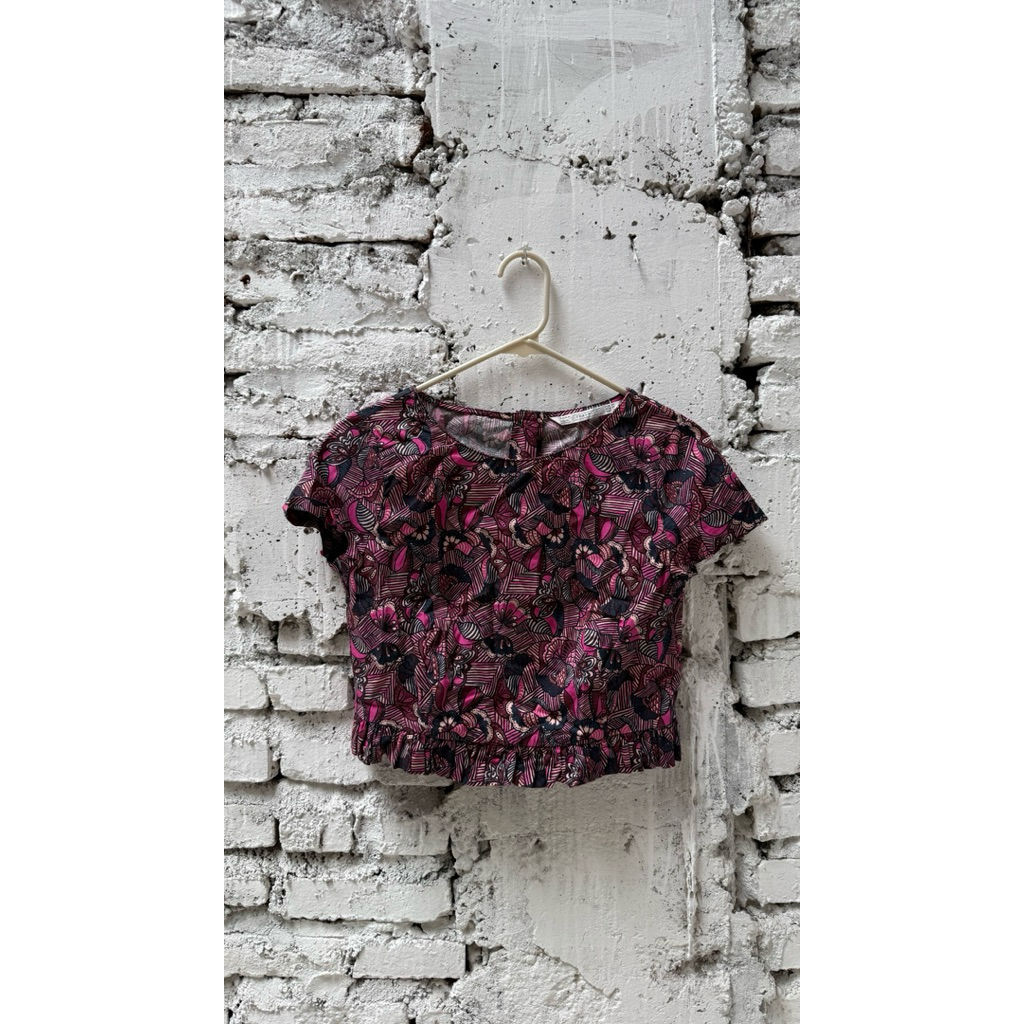 (PRELOVED) crop top zara