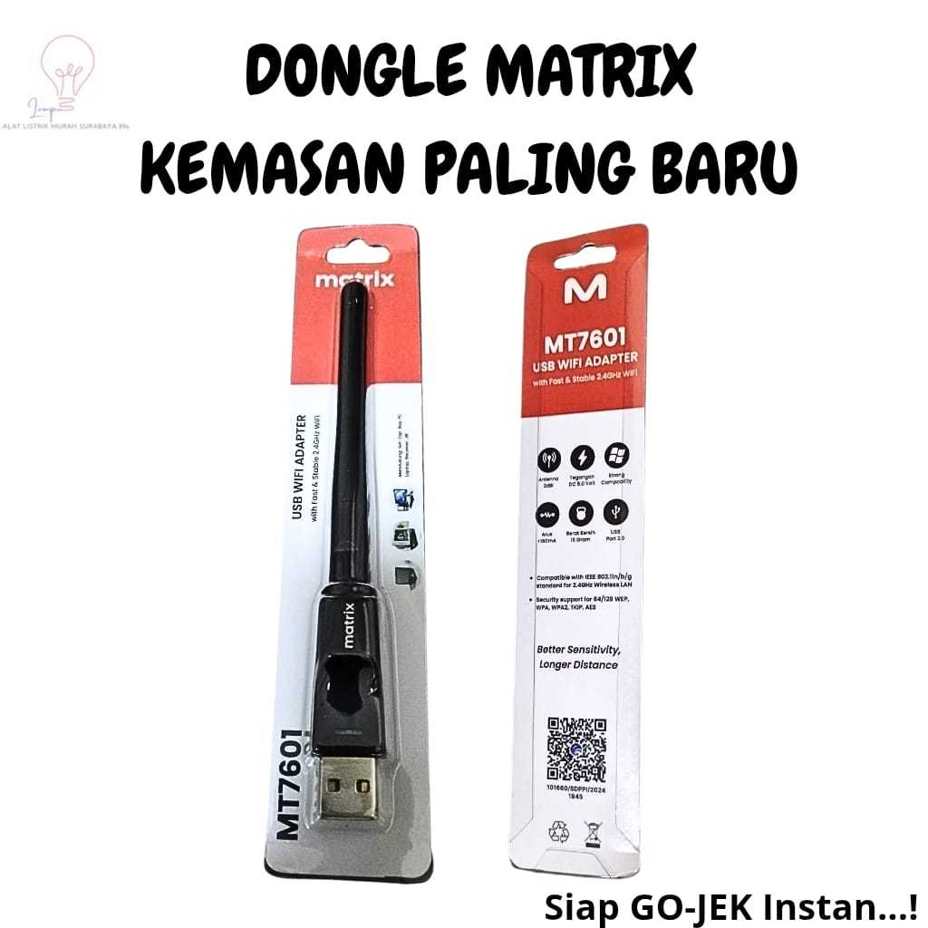 dongle wifi matrix/ reciever dongle matrix MT 7601