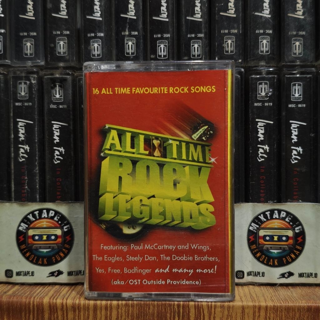 Kaset - All Time Rock Legends - Kompilasi Barat - Paul McCartney and Wings, The Eagles, Steely Dan, 