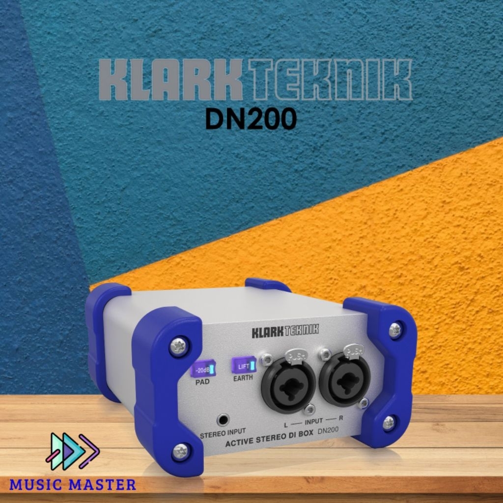 KLARK TEKNIK DN200 V2 2 Channel Active DI Box with Ext Dynamic Range