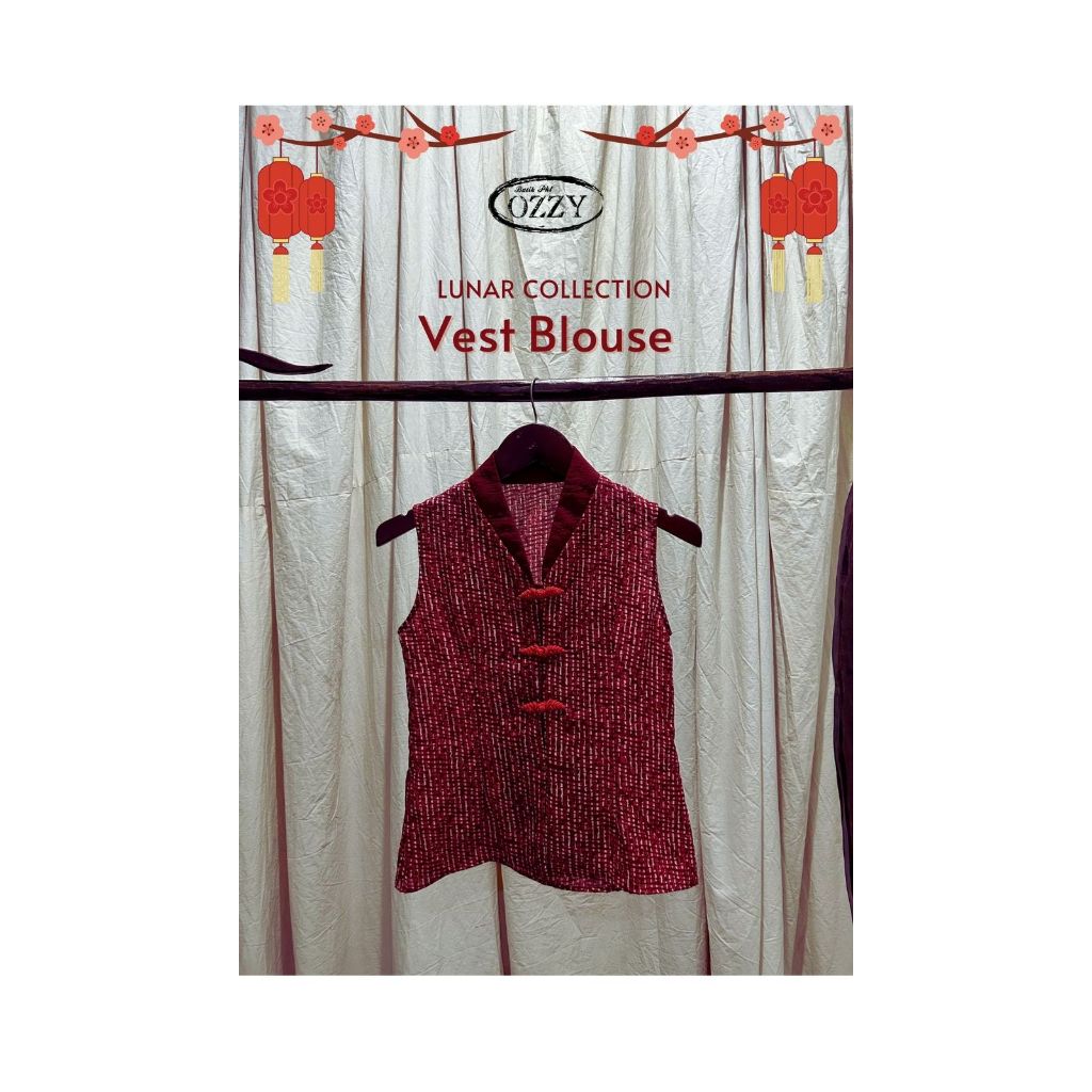 Ozzy Batik Pekalongan Vest Blouse
