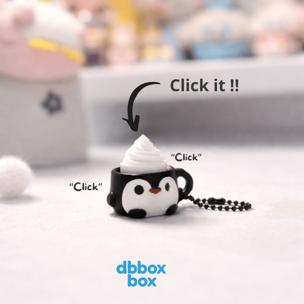 Gantungan Kunci Pinguin / Gantungan Kunci Pinguin Clicker / Gantungan Kunci