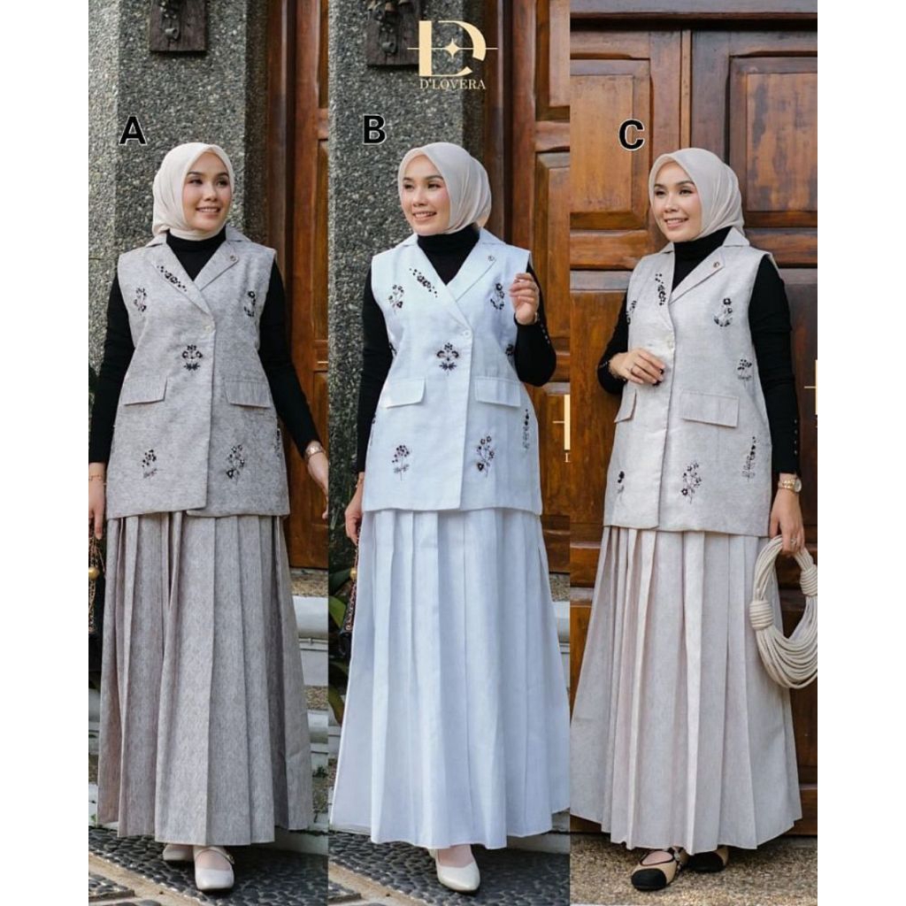 AMERA-KIRANA TUNIK SET ROK SERIES 4 BY D'LOVERA