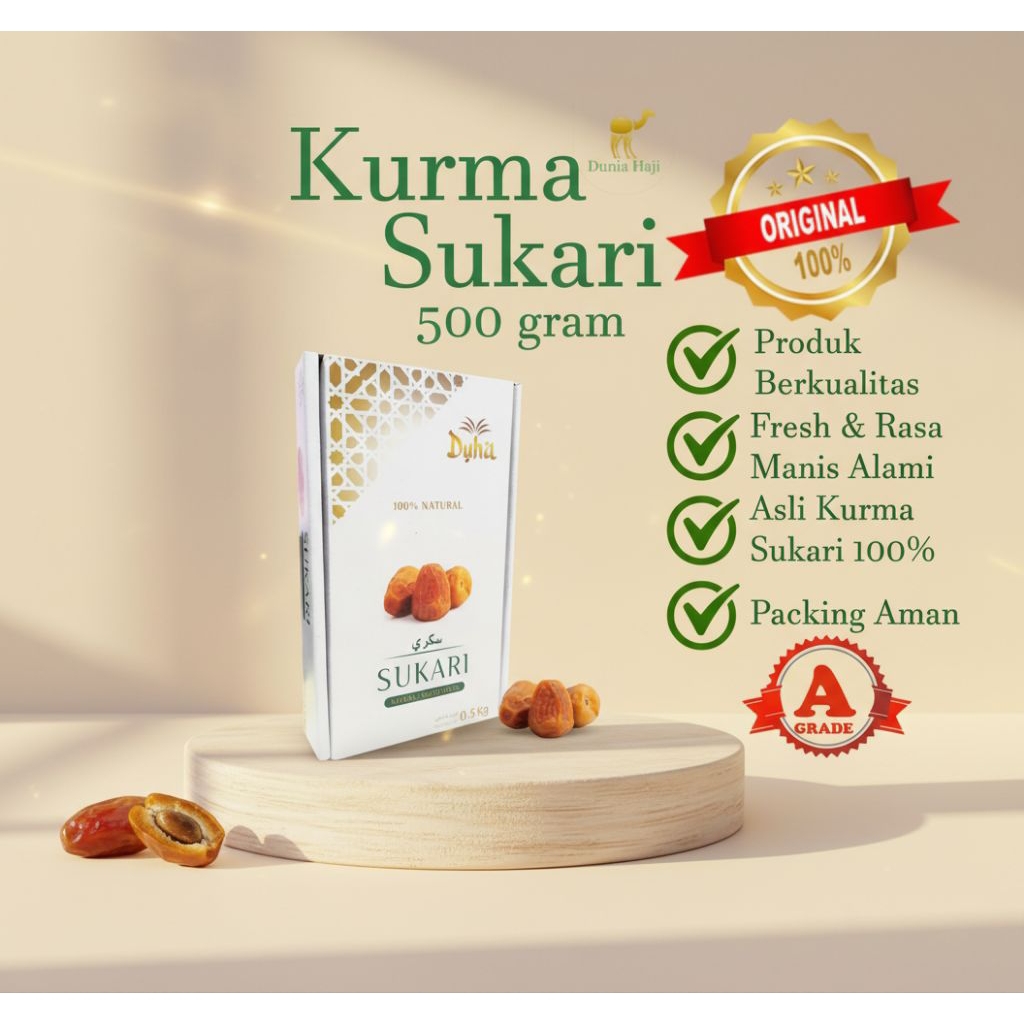 kurma sukari al qassim 500g