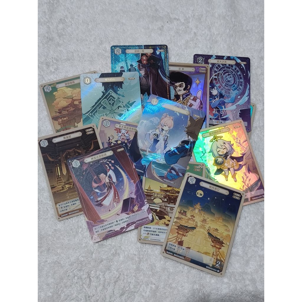 Genshin impact TGC event card