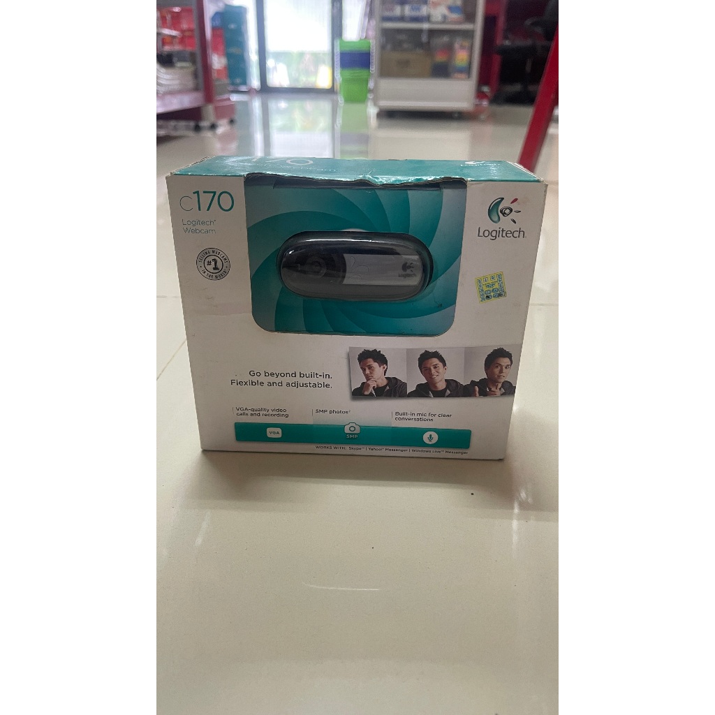 Webcam LOGITECH C170 5MP USB 2.0 (Bekas)