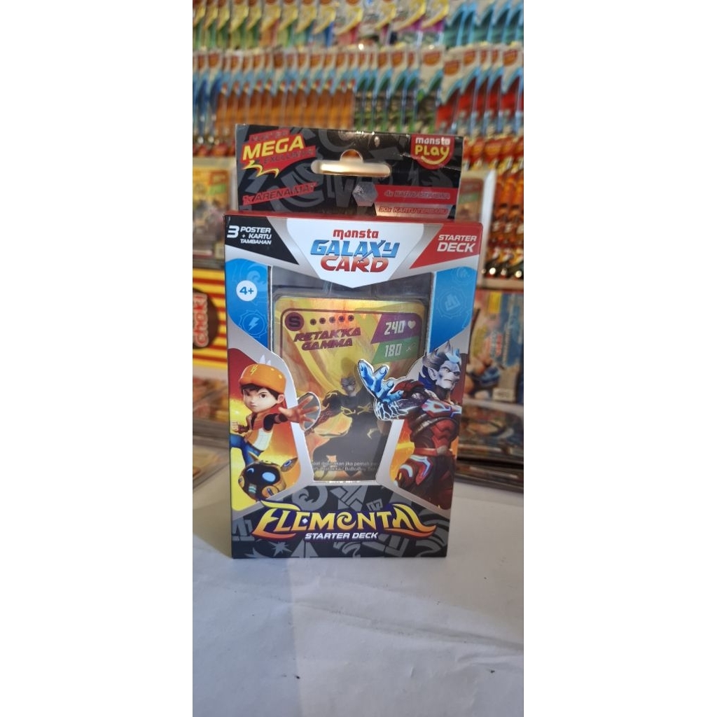 Stater deck elemental boboiboy monsta galaxy card
