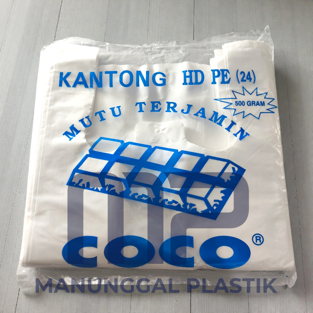 Kantong Plastik Kresek HD Putih Coco Tebal