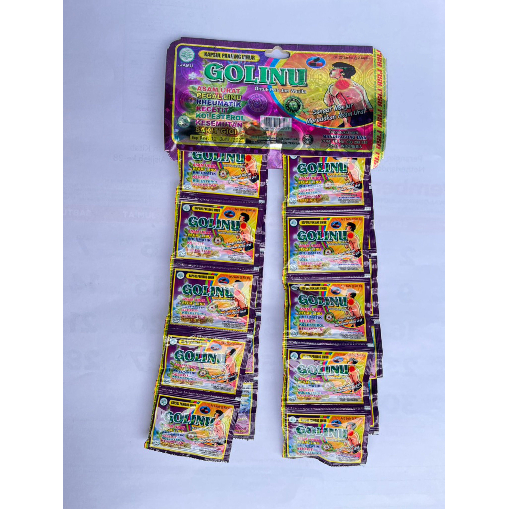 OBAT HERBAL KAPSUL GOLINU original 100%