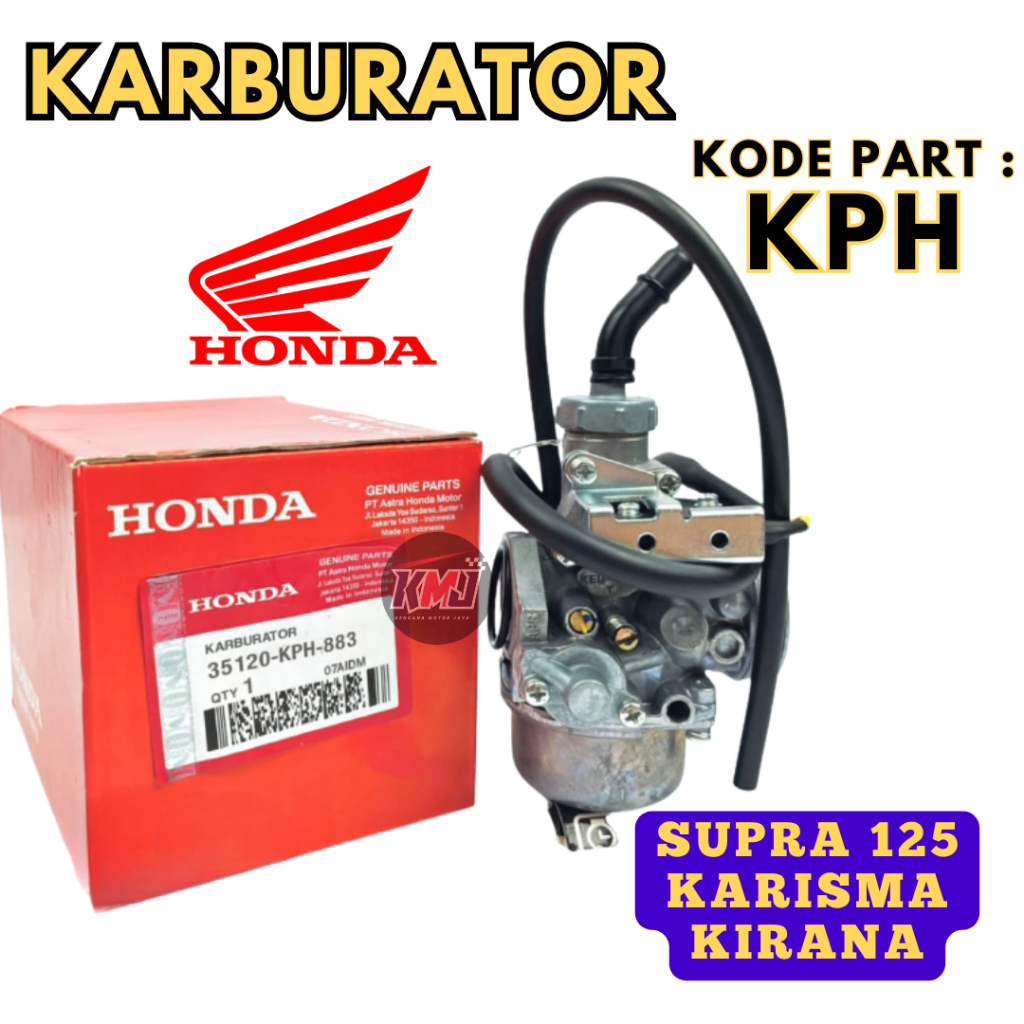 16100-KPH-883 Karburator KPH Honda Karisma Supra 125 Kirana Original