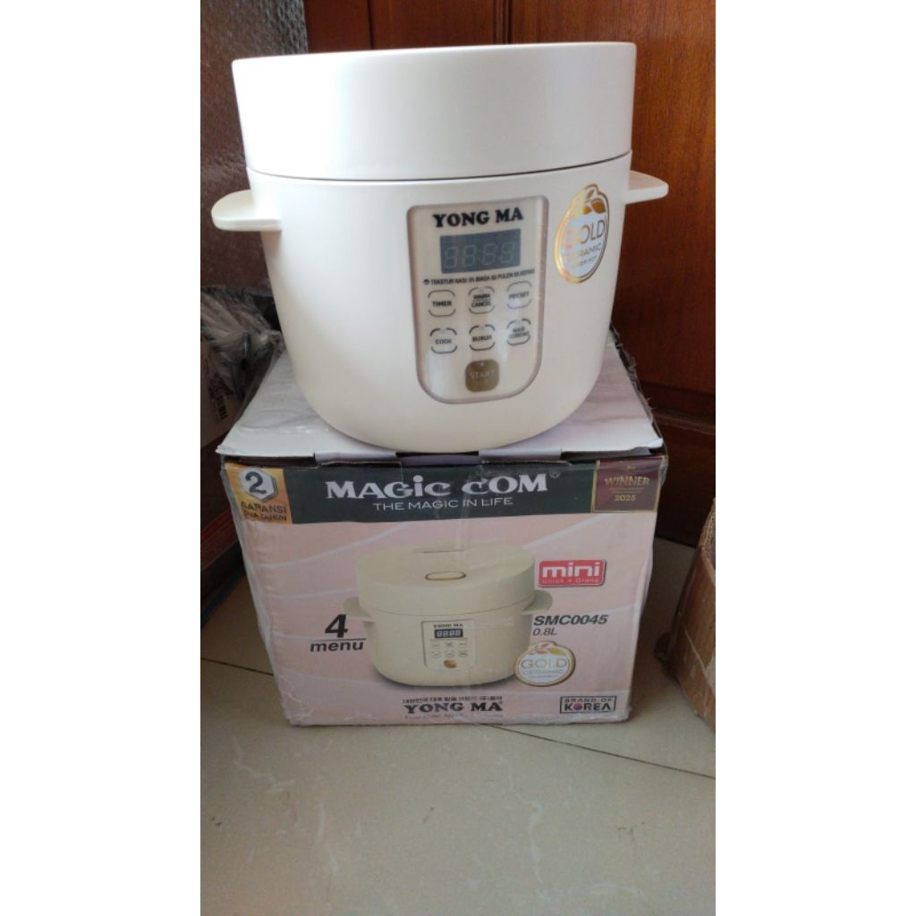 YONGMA Magic Com MINI SMC0045 MAGIC COM DIGITAL MINI 4menu masak YONGMA SMC 0045  Rice cooker Digita