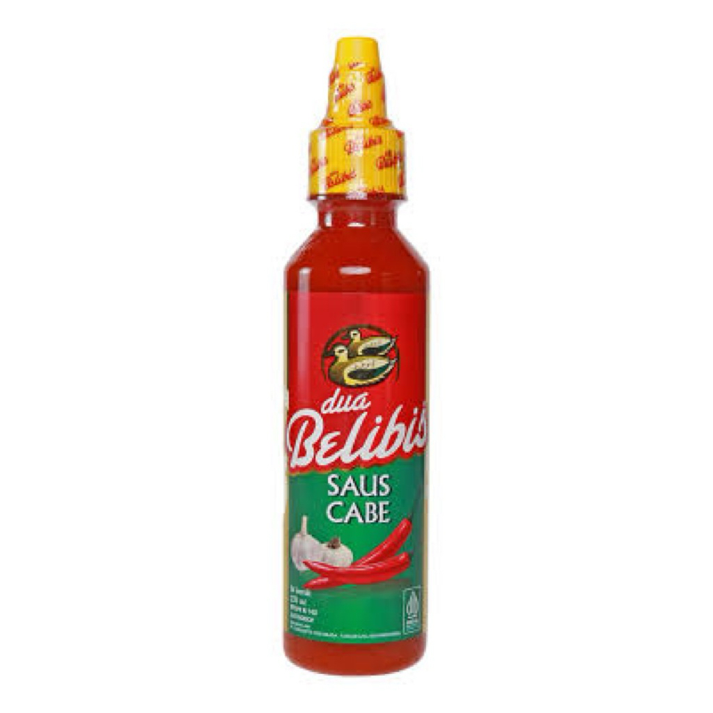 "Saus Sambal Dua Belibis 235ml - Saos Sambal Belibis Botol Plastik 235 ml"