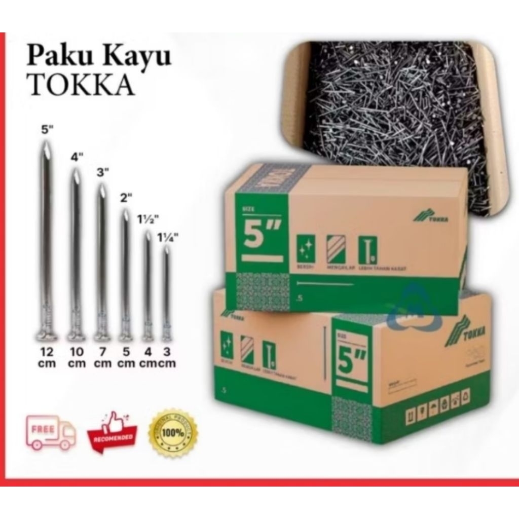 paku // paku kayu // ukuran 4 cm / 5cm // 7 cm
