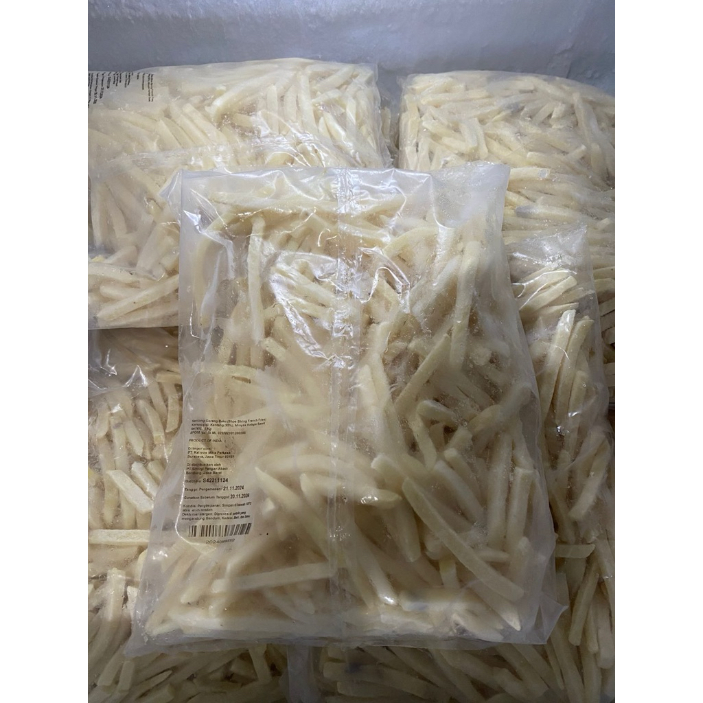 kentang goreng frozen shoestring 1kg