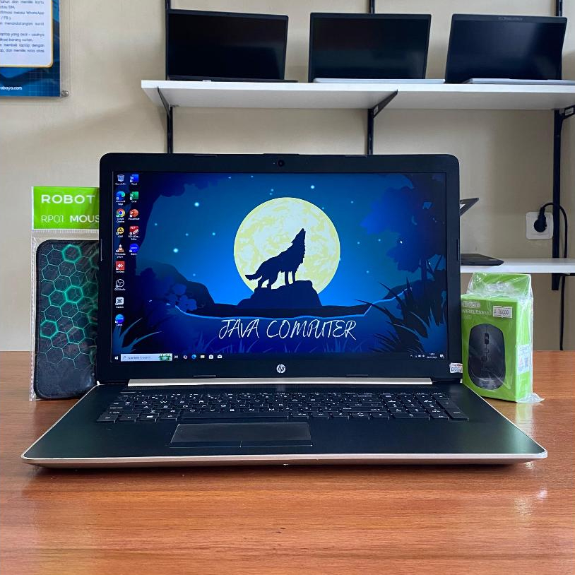 Hp 17 - BY0087CL Intel Core i7 - 8550U RAM 16GB DDR4 SSD 256GB + HDD 1TB LED 17,3 Inch Full HD Secon