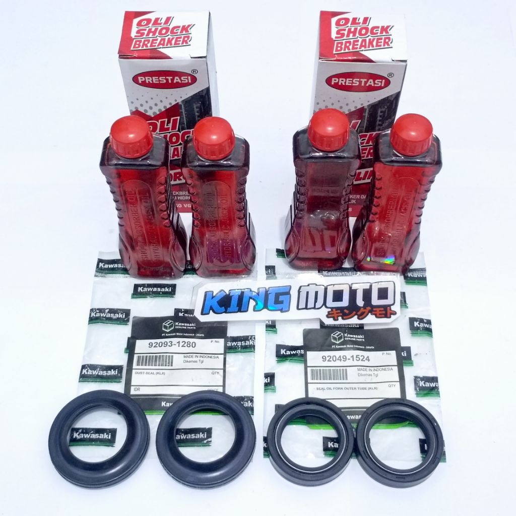 oli shock dan Seal shock Set KAWASAKI KLX NINJA RR NINJA R