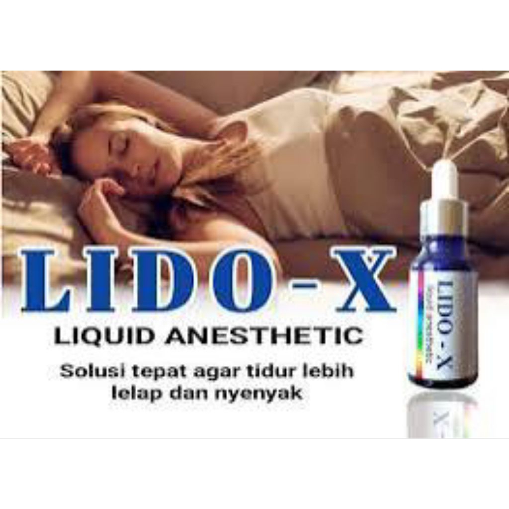 (Privasi Aman) Lido-x Liquid Anesthetic Obat Tetes Lelah Susah Tidur Hambar Dan Tidak Berbahu Ampuh