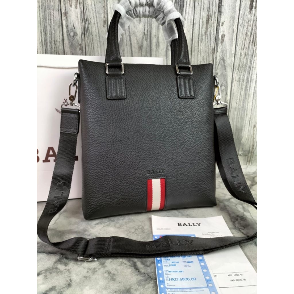 tas kantor pria briefcase tas jinjing selempang kulit bally vip