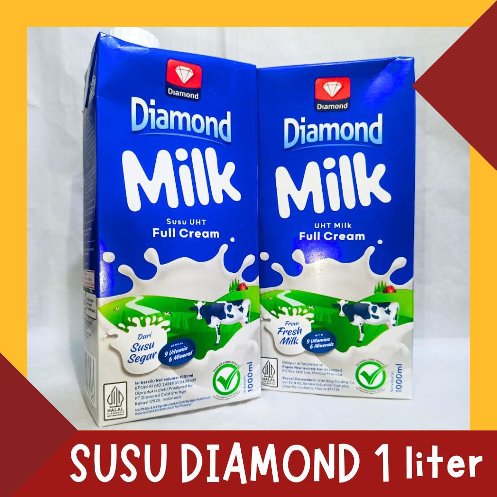 Susu diamond milk /susu UHT milk / Susu full cream Diamond