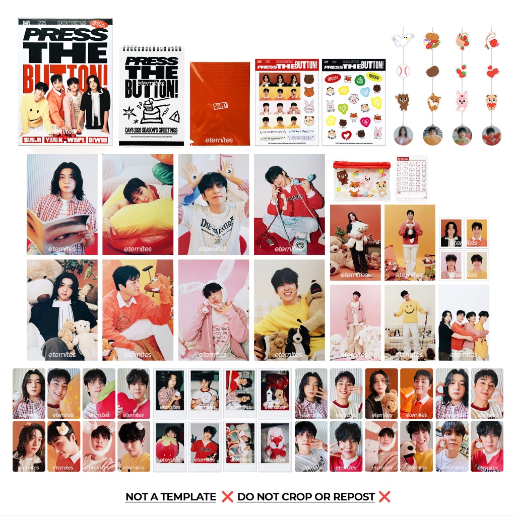 [ READY STOCK / SHARING / OFFICIAL ] DAY6 - 2026 Season's Greetings SG Out Box Desk Calendar Diary S