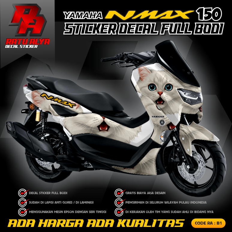 DECAL YAMAHA NMAX OLD CUSTOM DESIGN