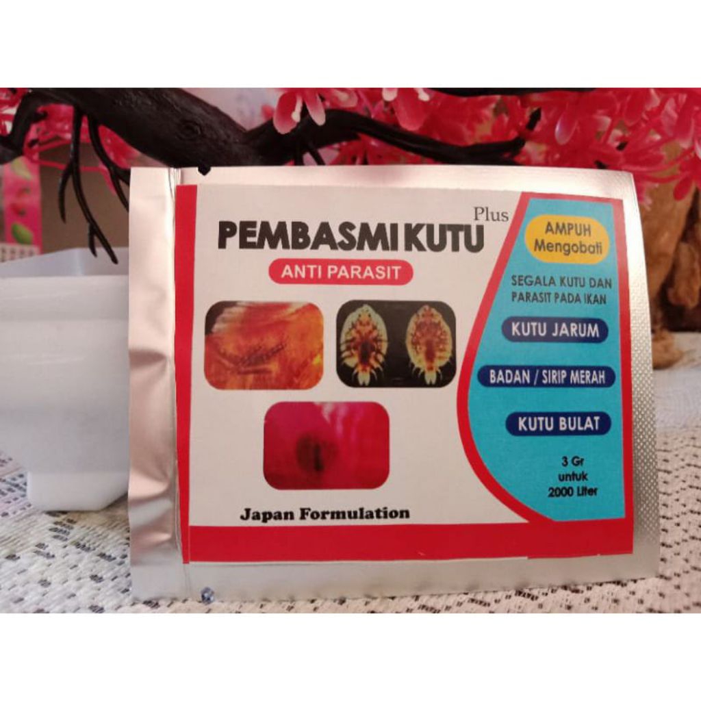Obat ikan basmi kutu jarum/bulat/jangkar