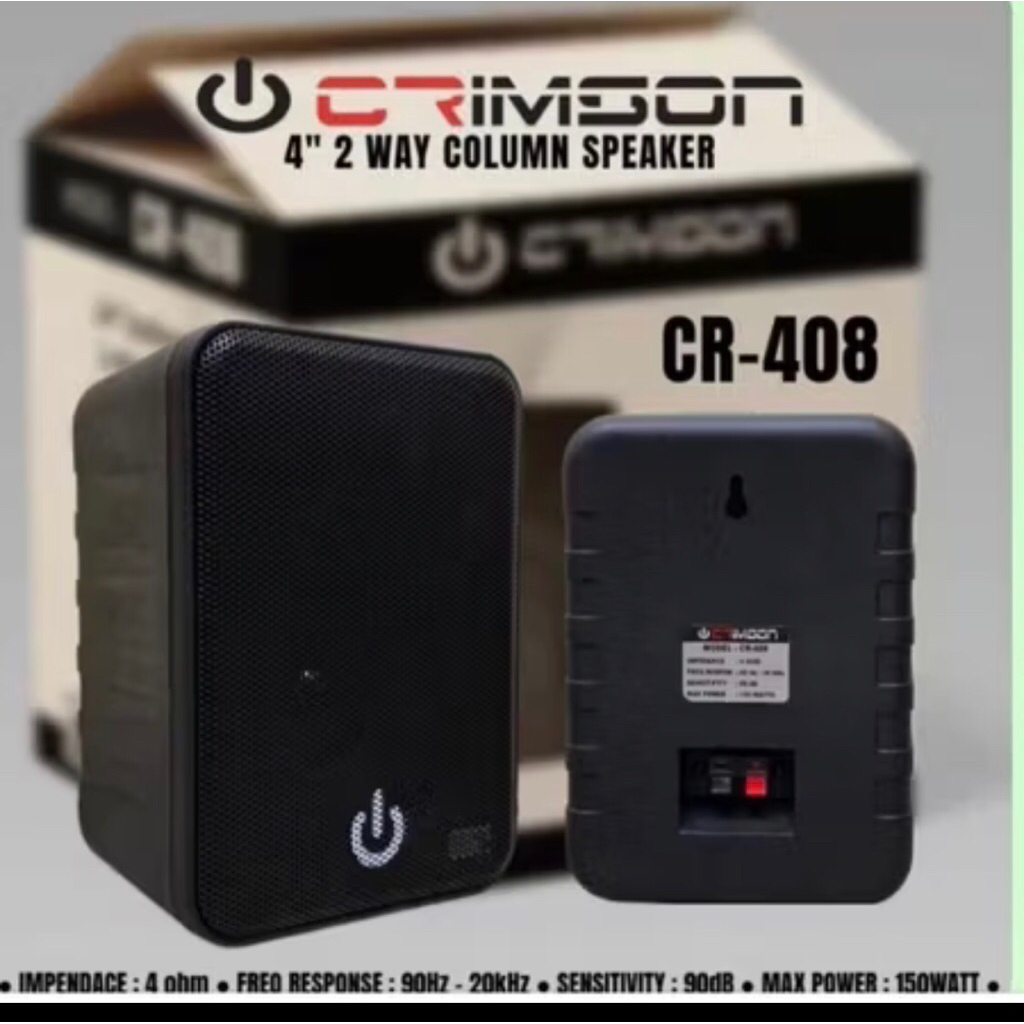 speaker 4 inch pasif crimson cr 408 speaker original