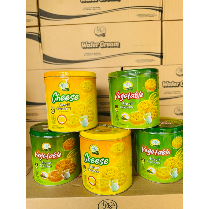 DENEX BISCUIT CRACKERS KALENG - BISKUIT KALENG - 1 DUS ISI 6