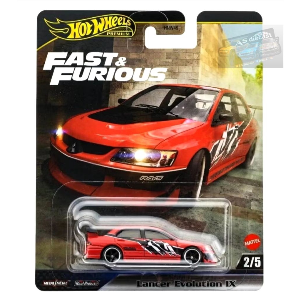 Hot Wheels Premium Fast and Furious Lancer Evolution IX