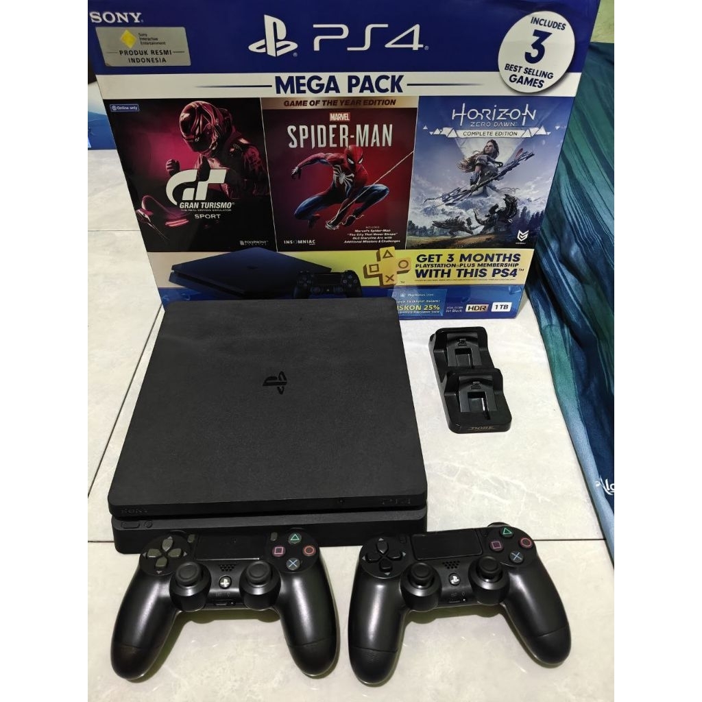 PS 4 SLIM MEGAPACK ORI 1TB