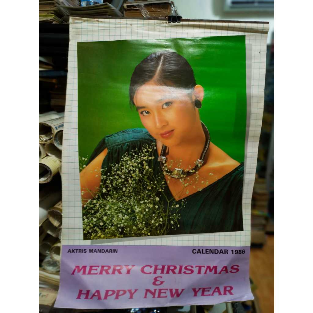KALENDAR LAWAS KALENDER TAHUN 1986 ARTIS MANDARIN