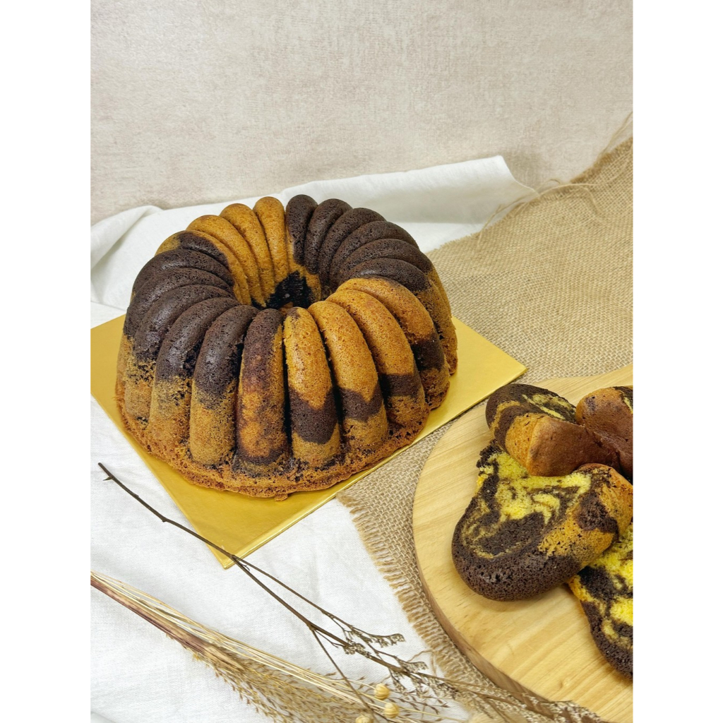 Marmer Wijsman Cake / Bolu Marmer Wisman / Bolu Macan / Marble Cake