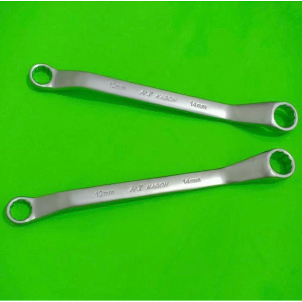 Kunci Ring 12 x 14 mm KAGON Kunci Double Ring 12 - 14 CR-V Kunci Ring Set Pas Set Kunci Ring 12x14 m