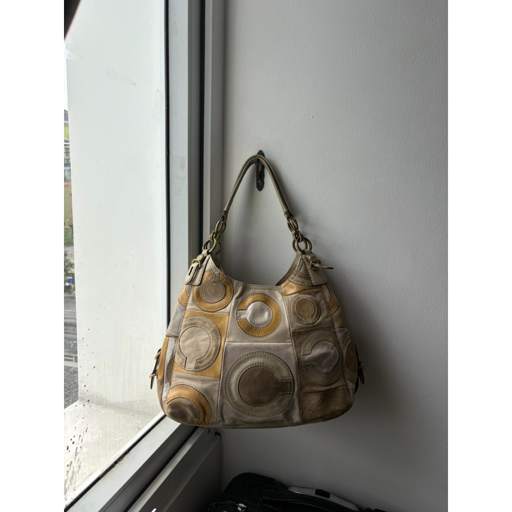 Coach vintage hobo bag patchwork