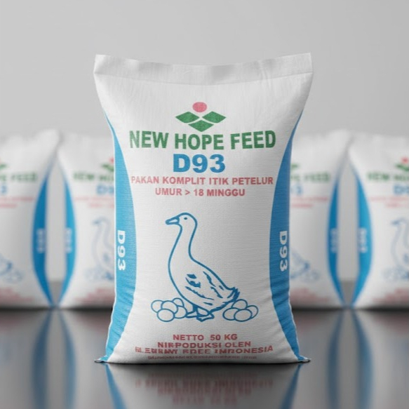 Pakan Bebek Petelur D93 New Hope Feed - Pakan Komplit Itik Masa Produksi 50kg