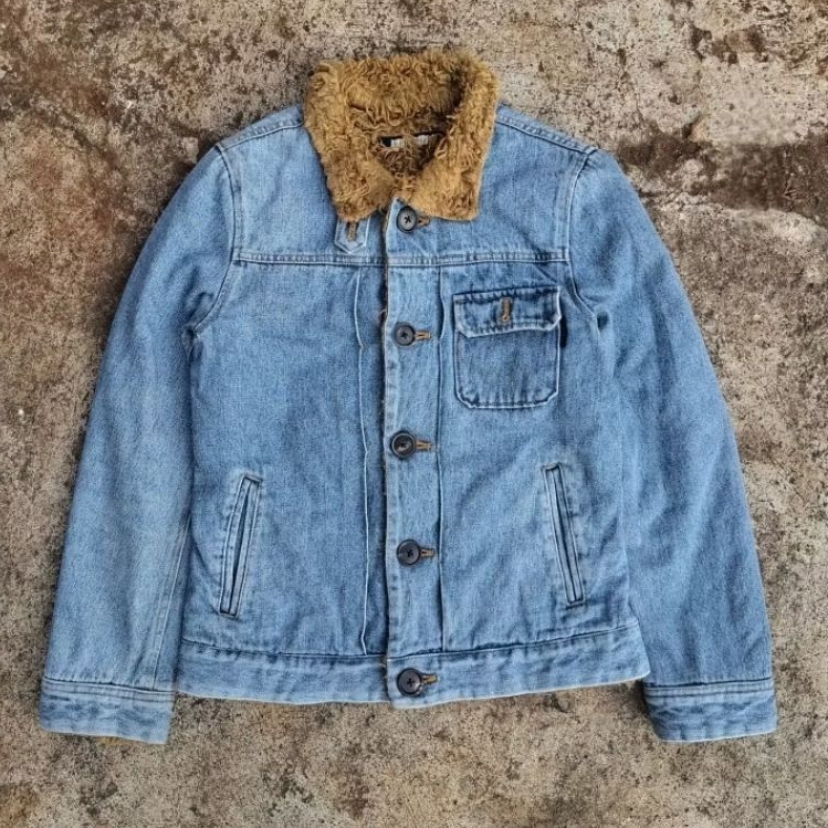Trucker Denim inner Sherpa size XS fit S