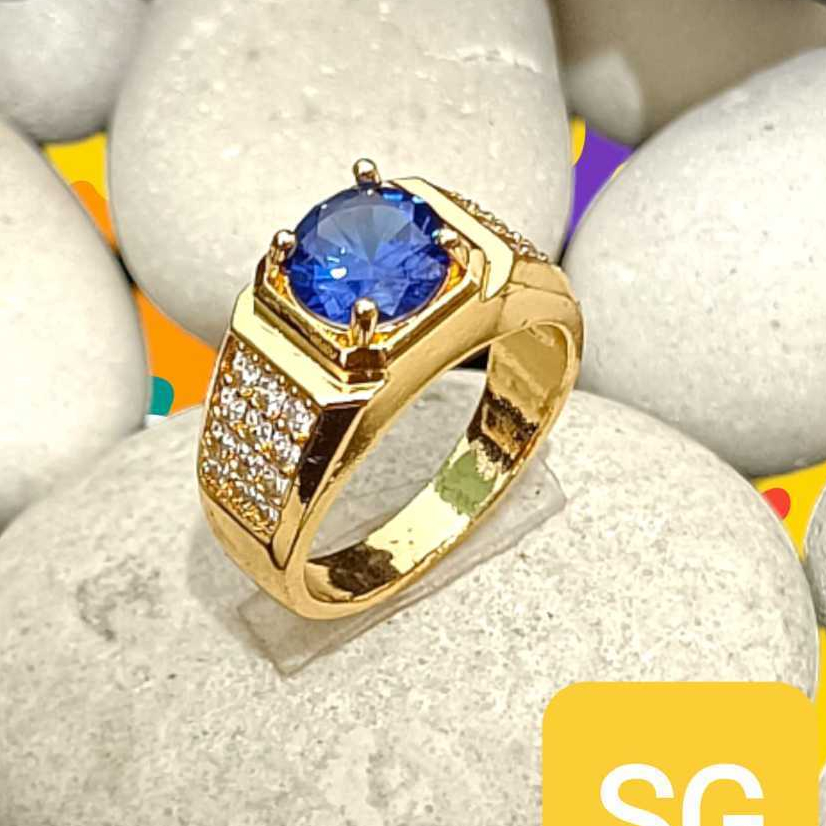 Cincin Giok Pria Terbatu Titanium Batu - Cincin Pria Giok Original Titanium