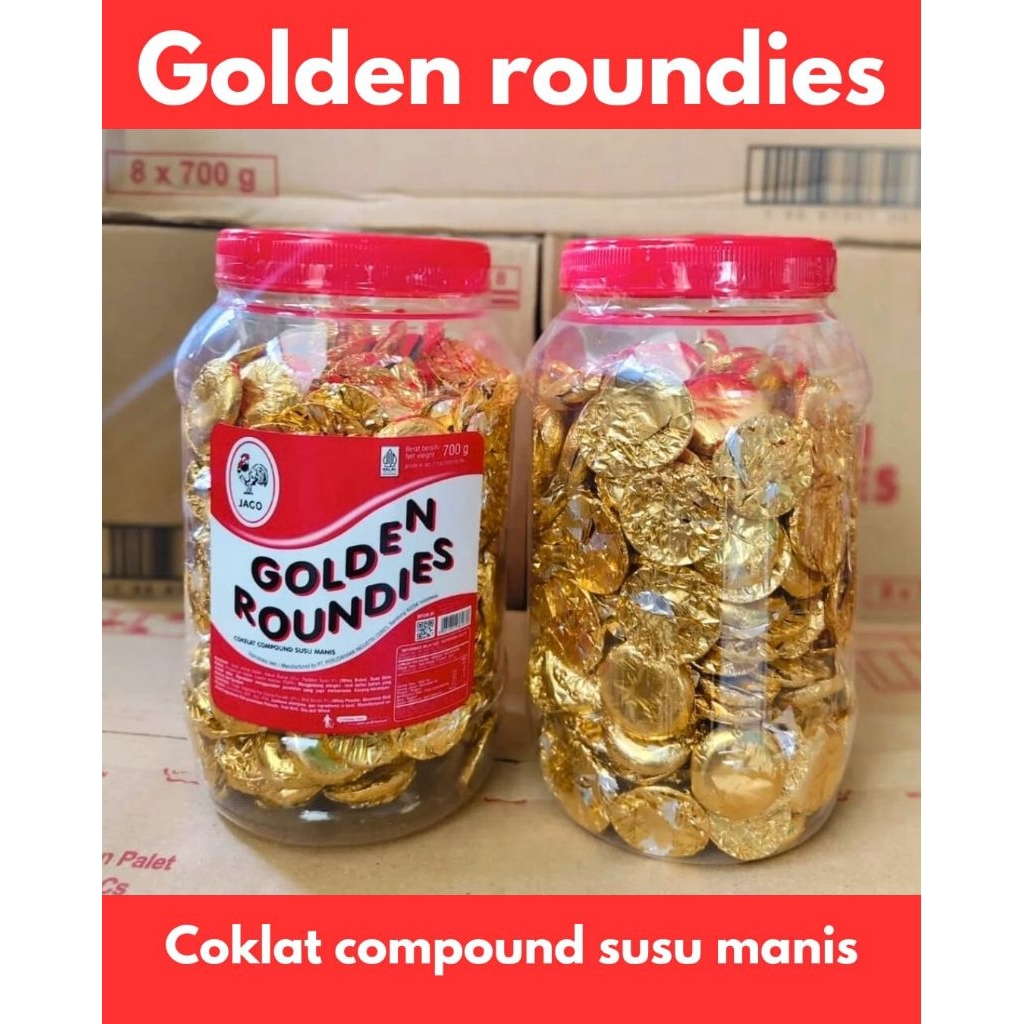 COKLAT COIN AYAM JAGO / COKLAT GOLDEN ROUNDIES / COKLAT KOIN