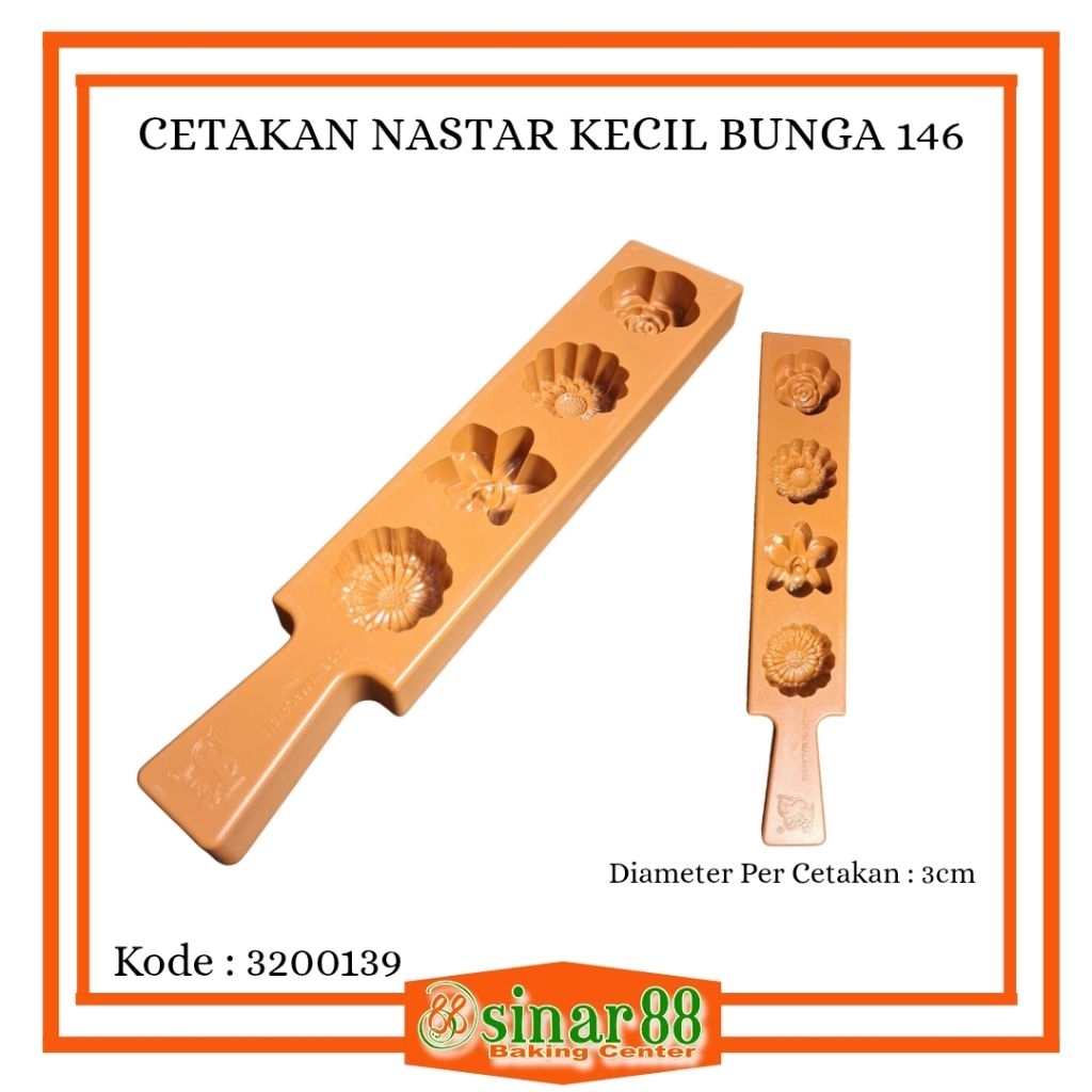 CETAKAN NASTAR KECIL BUNGA 146