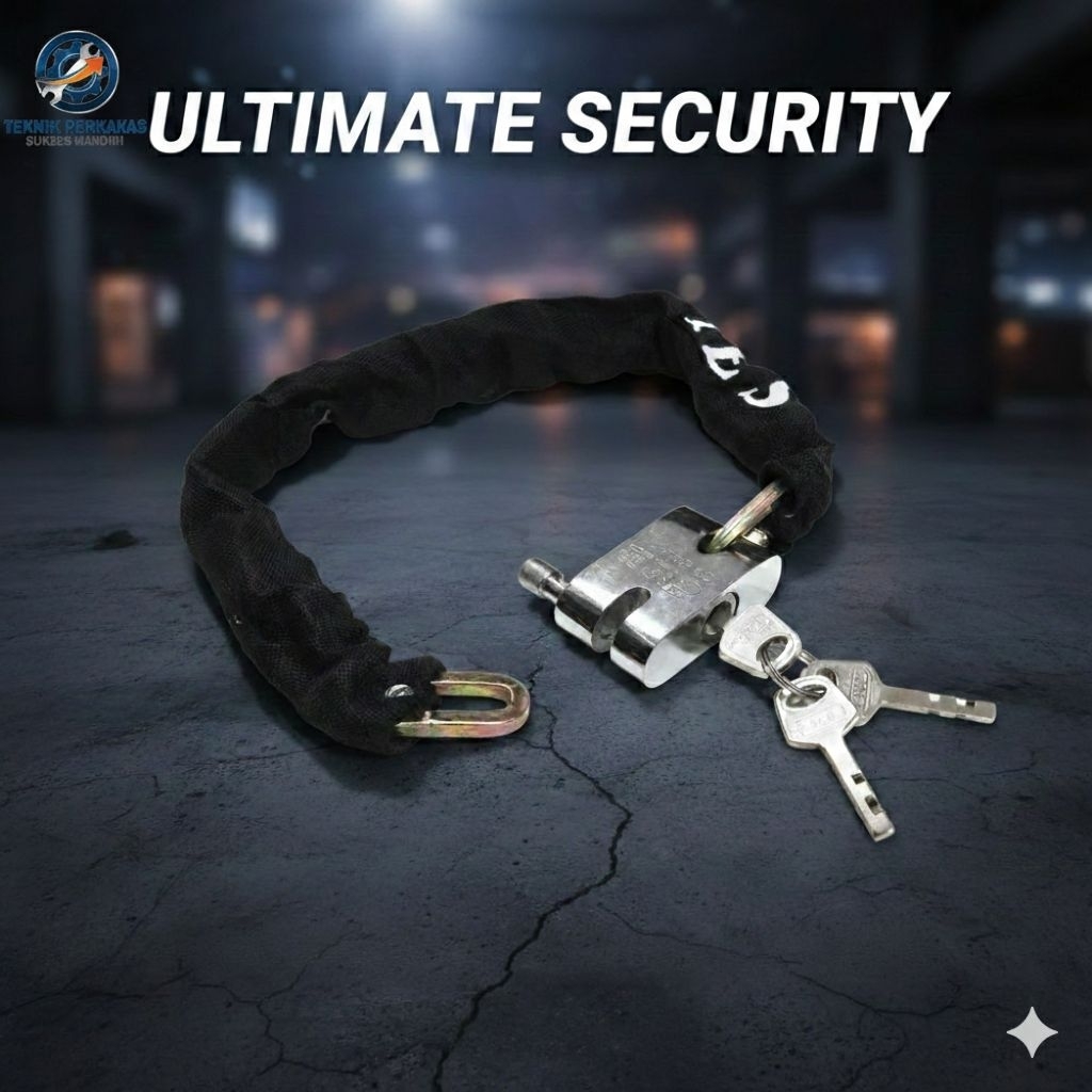 GEMBOK RANTAI PANJANG KUNCI CAMEL