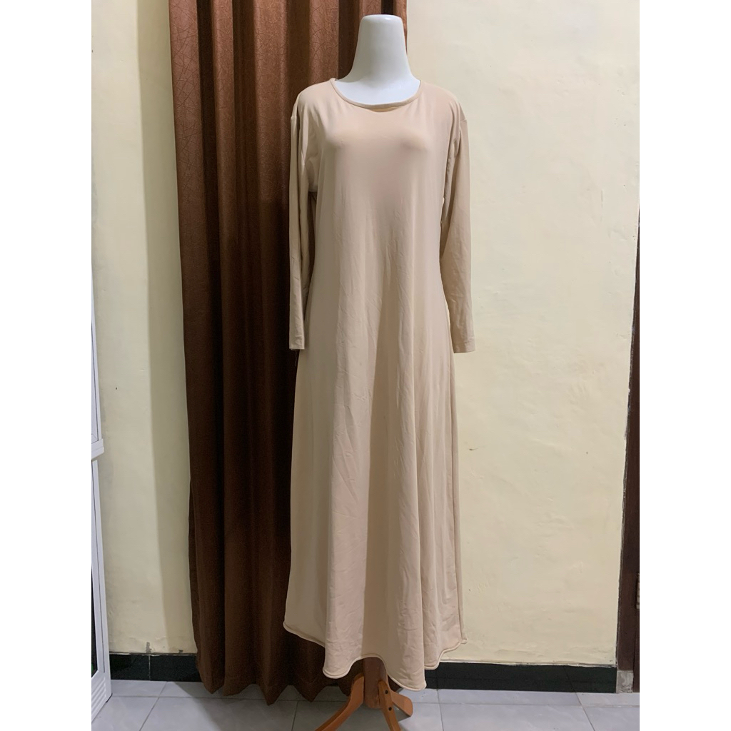 PL Gamis Inner Bahan Jersey Halus Adem dan Jatuh