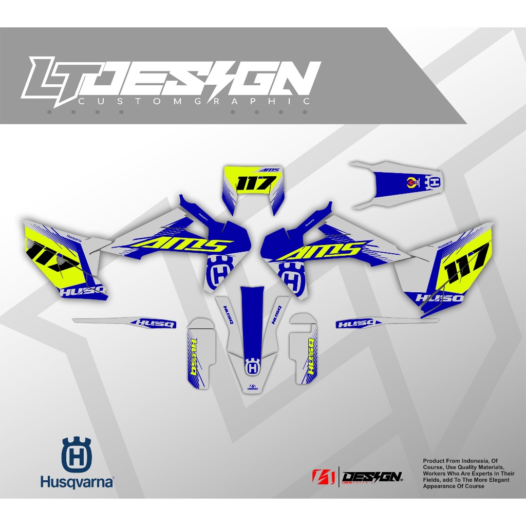 STICKER DECAL FULL BODY HUSQVARNA