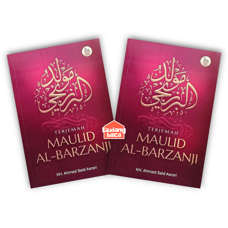 Buku Kitab Terjemah Maulid Al Barzanji Kertas HVS Ukuran A5 - Menara Kudus