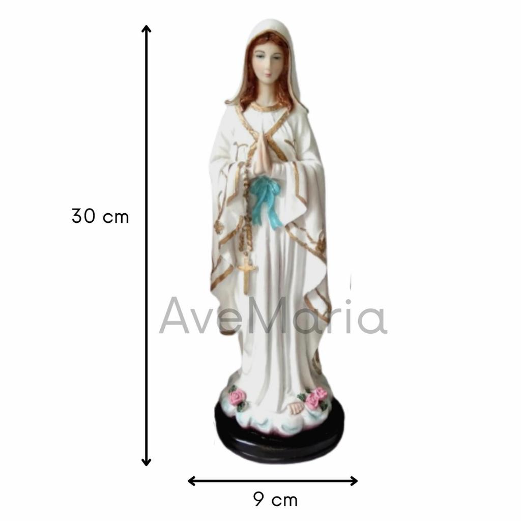 PATUNG MARIA LOURDES 30CM