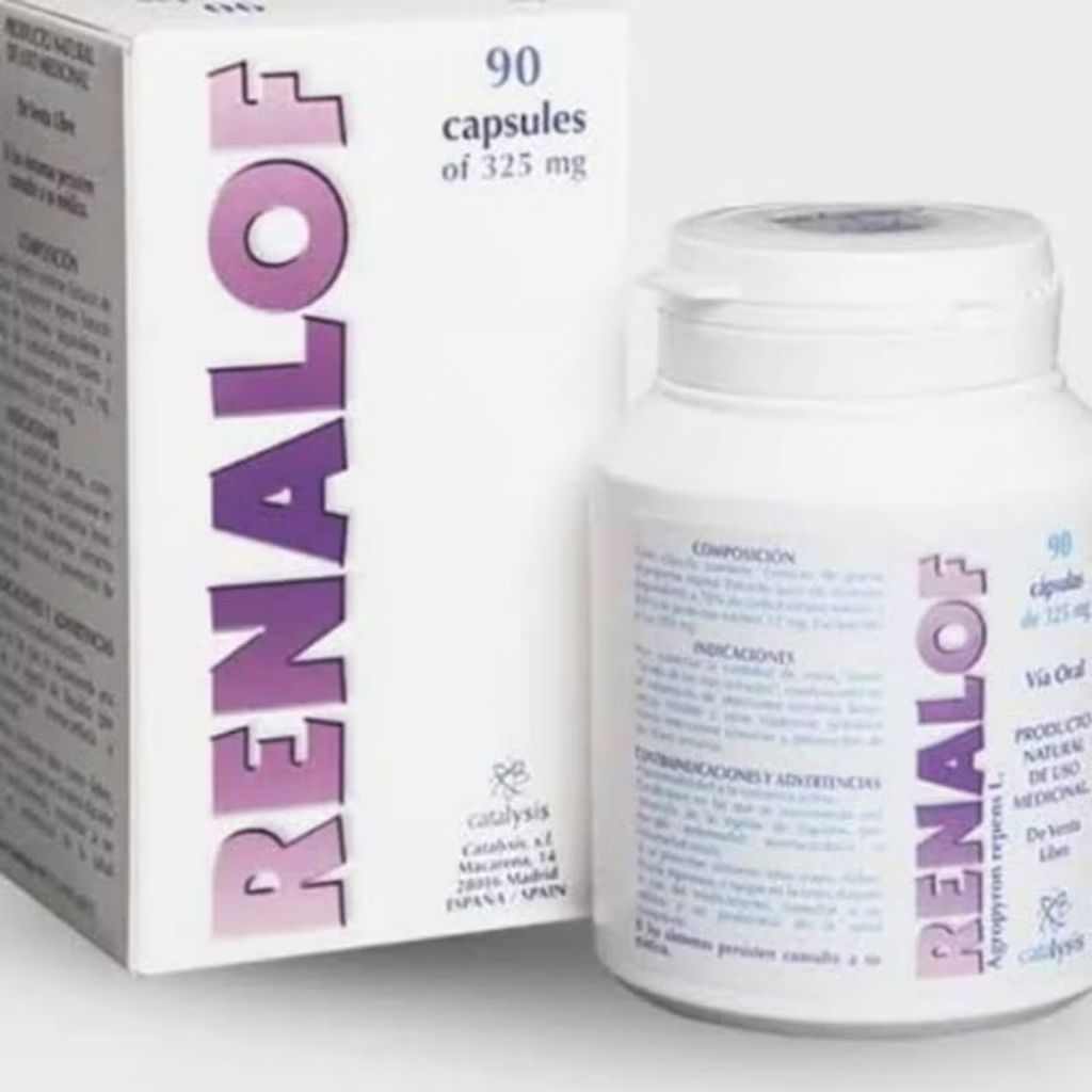 RENALOF 325 MG OBAT PELURUH BATU GINJAL 1 BOTOL ISI 90 KAPSUL