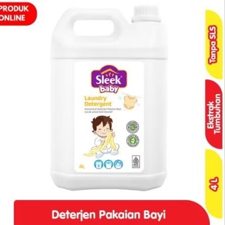 Sleek Baby Deterjen Cair Bayi 4L