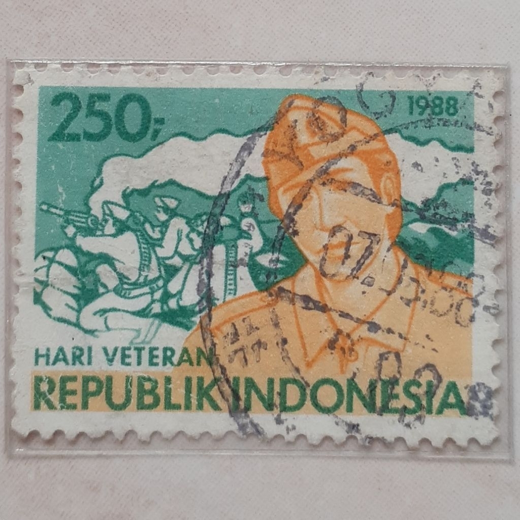 Perangko Indonesia H.U.T Legiun Veteran RI Ke 31 Tahun 1988
