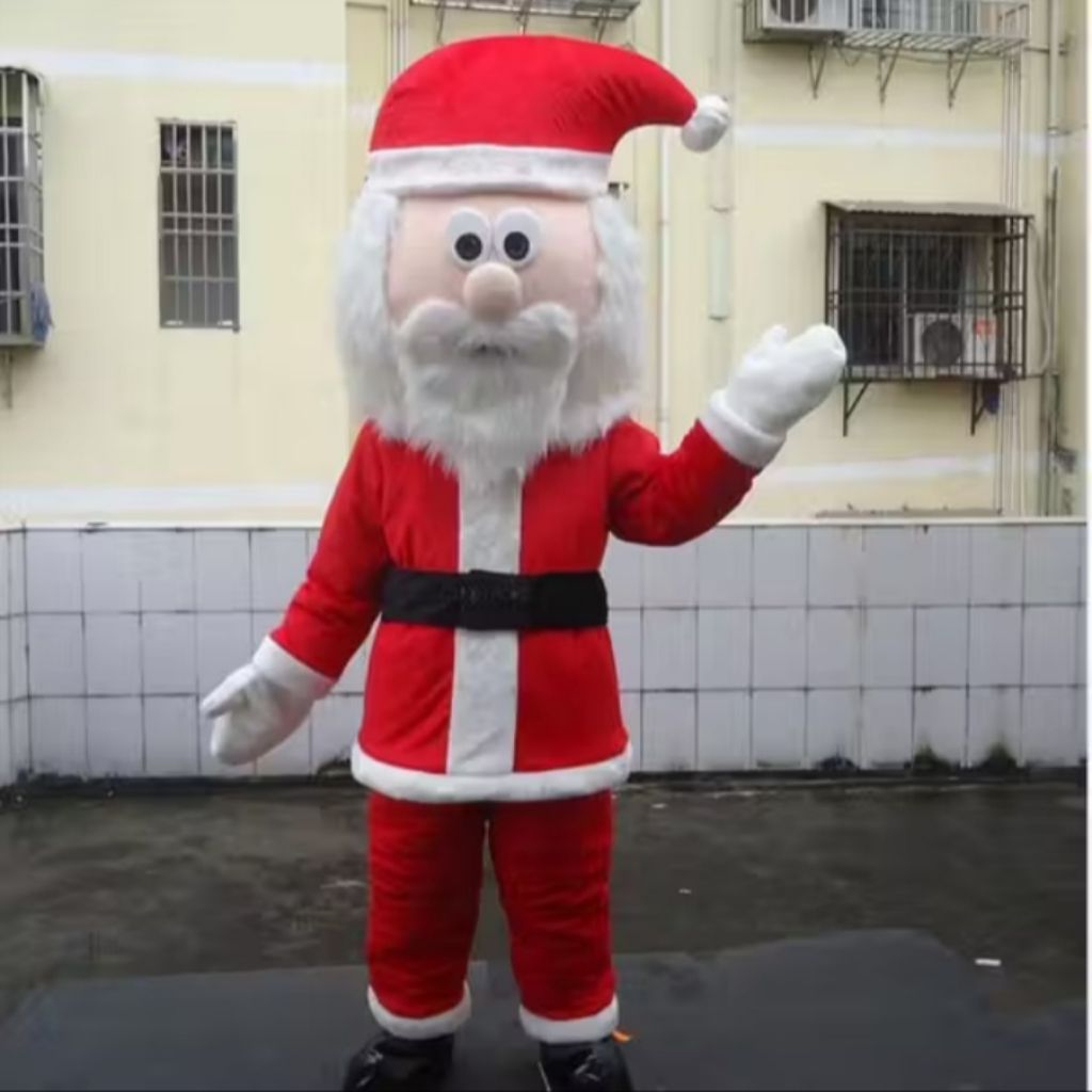 kostum maskot santa claus
