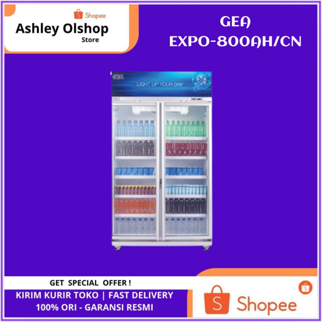 GEA EXPO-800AH/CN Kapasitas 800 Liter Showcase GEA EXPO 800AH Showcase Display Cooler EXPO 800AH CN
